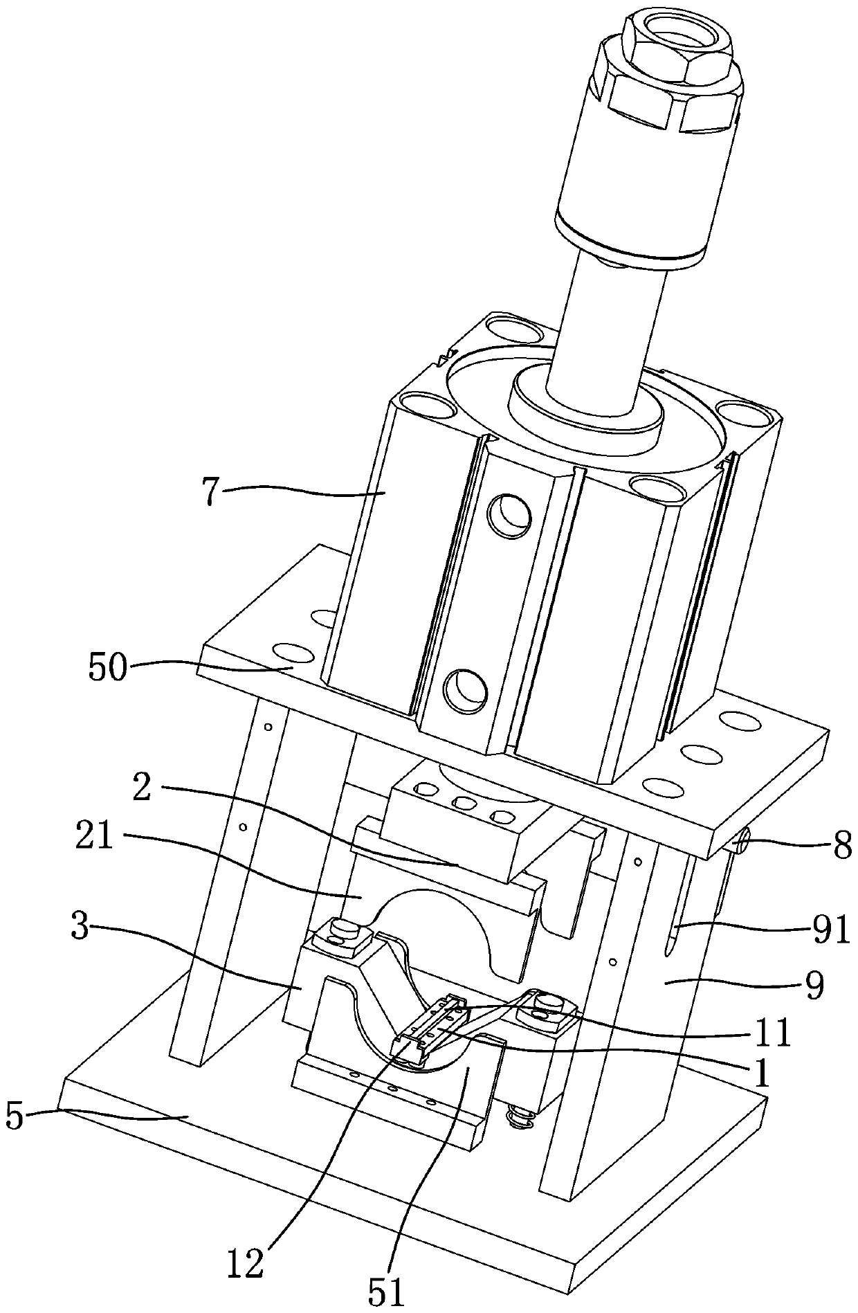 Rotor coil shaping device