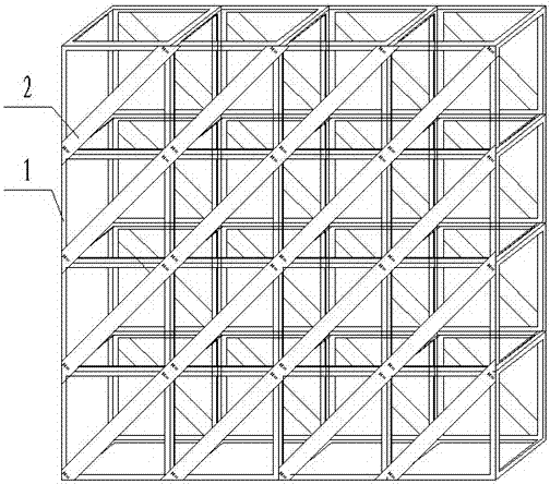 A steel shear wall structure