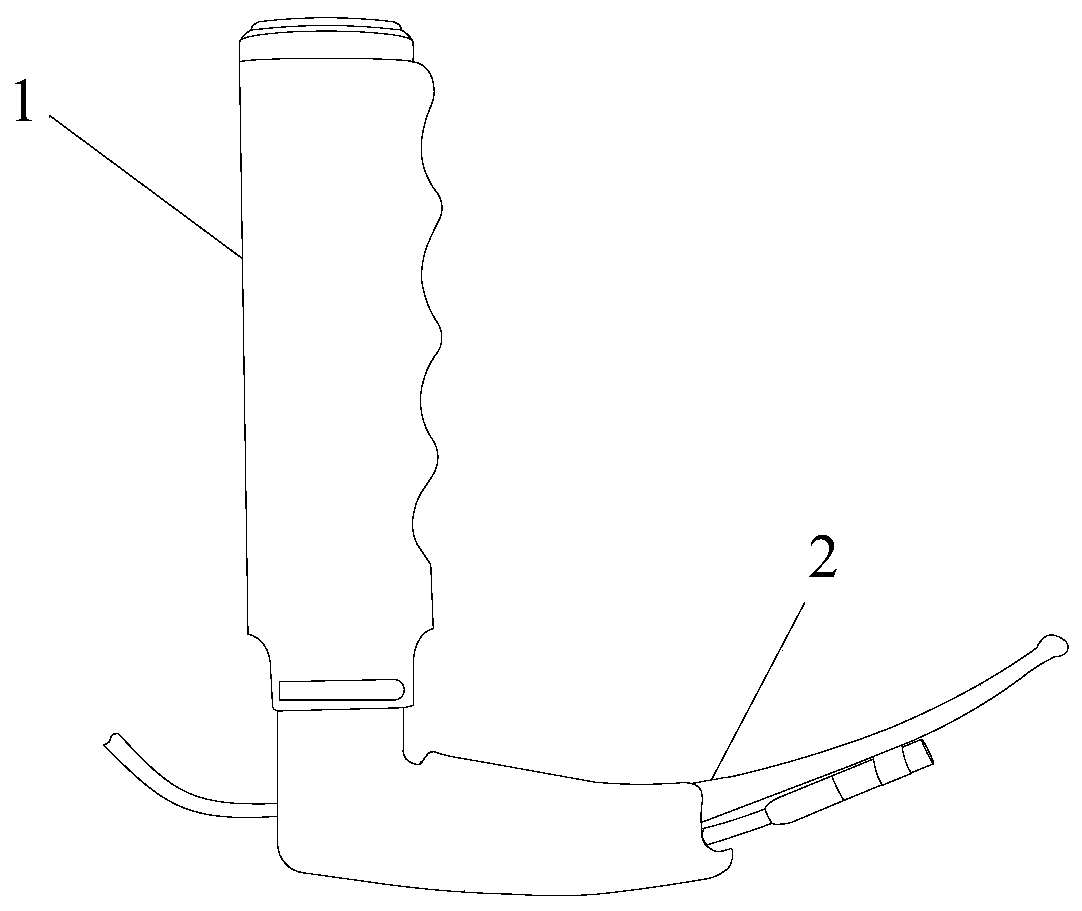 Special surface anesthetization apparatus for anesthetic laryngoscope