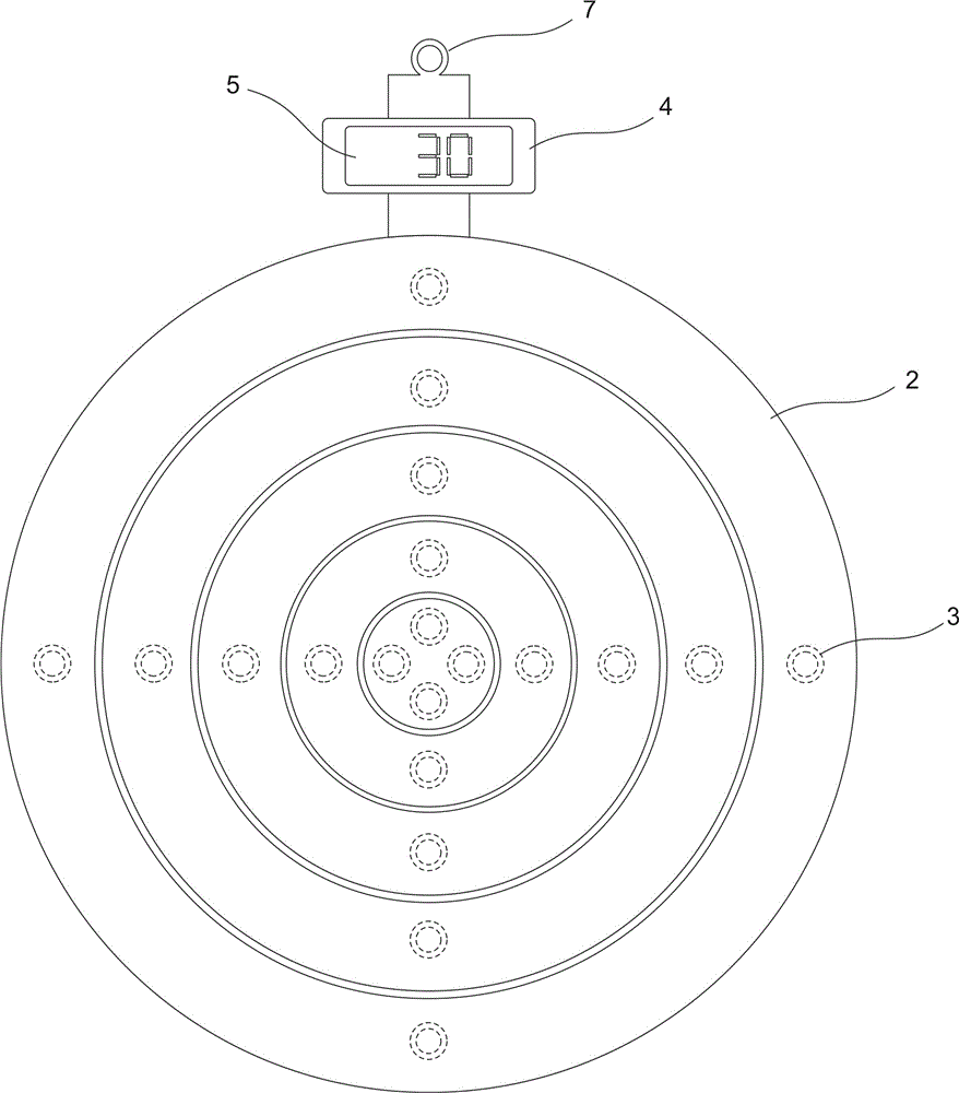 Game dartboard with scoring function