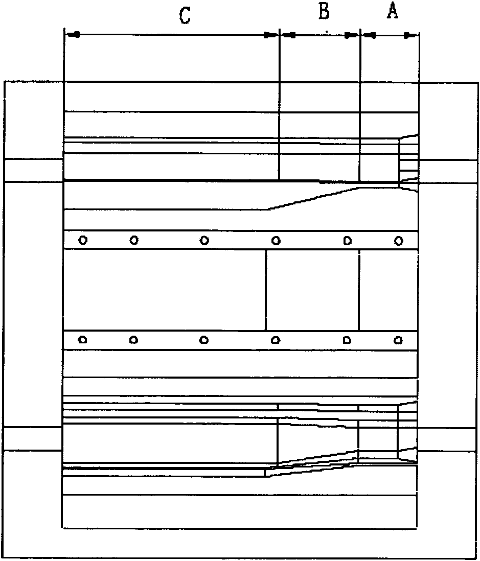 Method for forging and pressing heel of AT steel rail