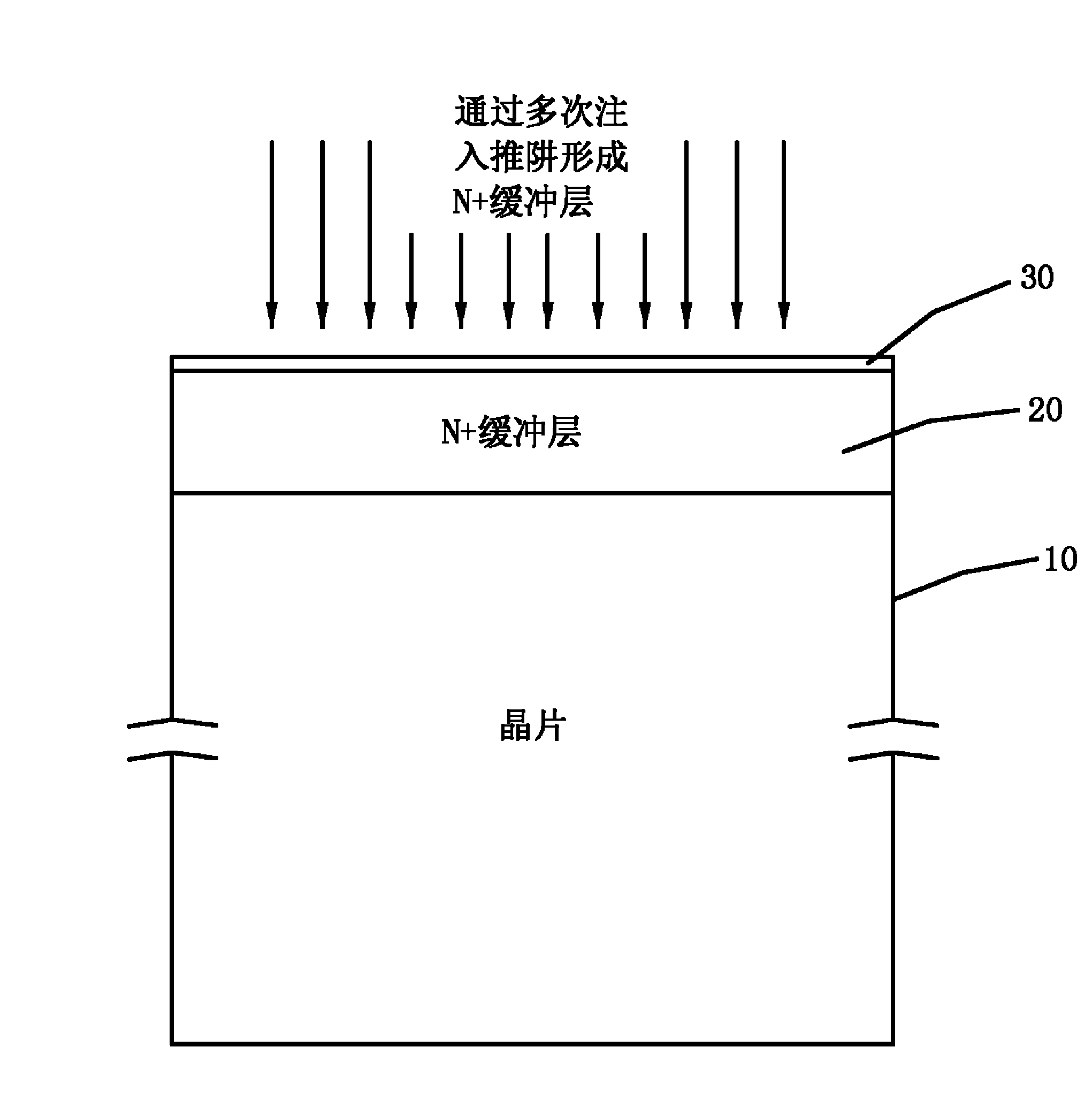 Field stop type insulated gate bipolar transistor and manufacturing method thereof
