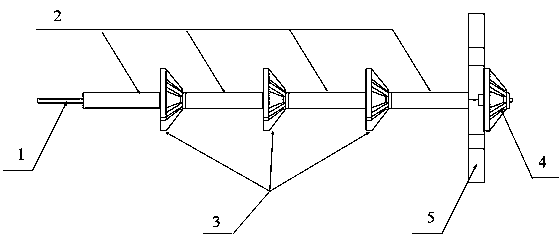 Soil historic site reinforcing anchor rod and using method thereof