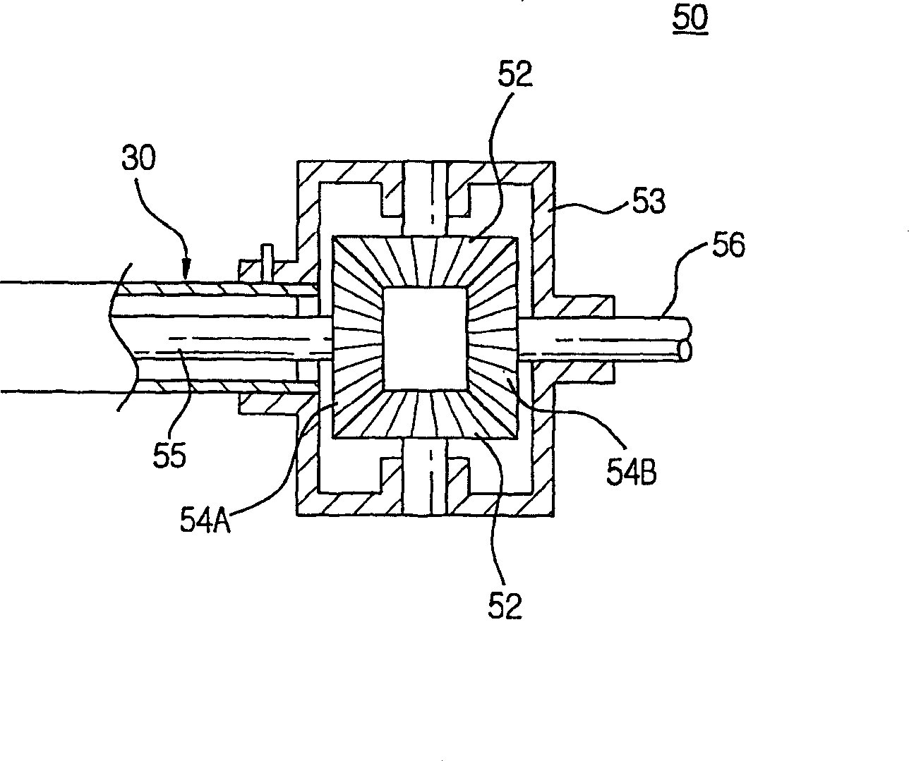 Power transmission device for automobile