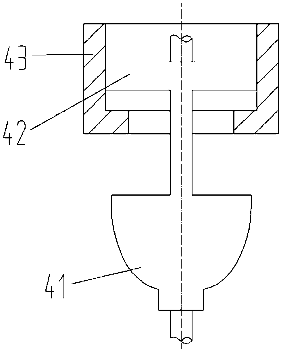 Large-caliber high-pressure pressure regulating valve for pneumatic test device
