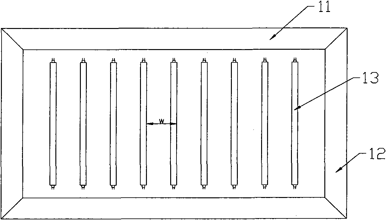 Ultra-thin advertising lamp box with LED (light emitting diode) as light source