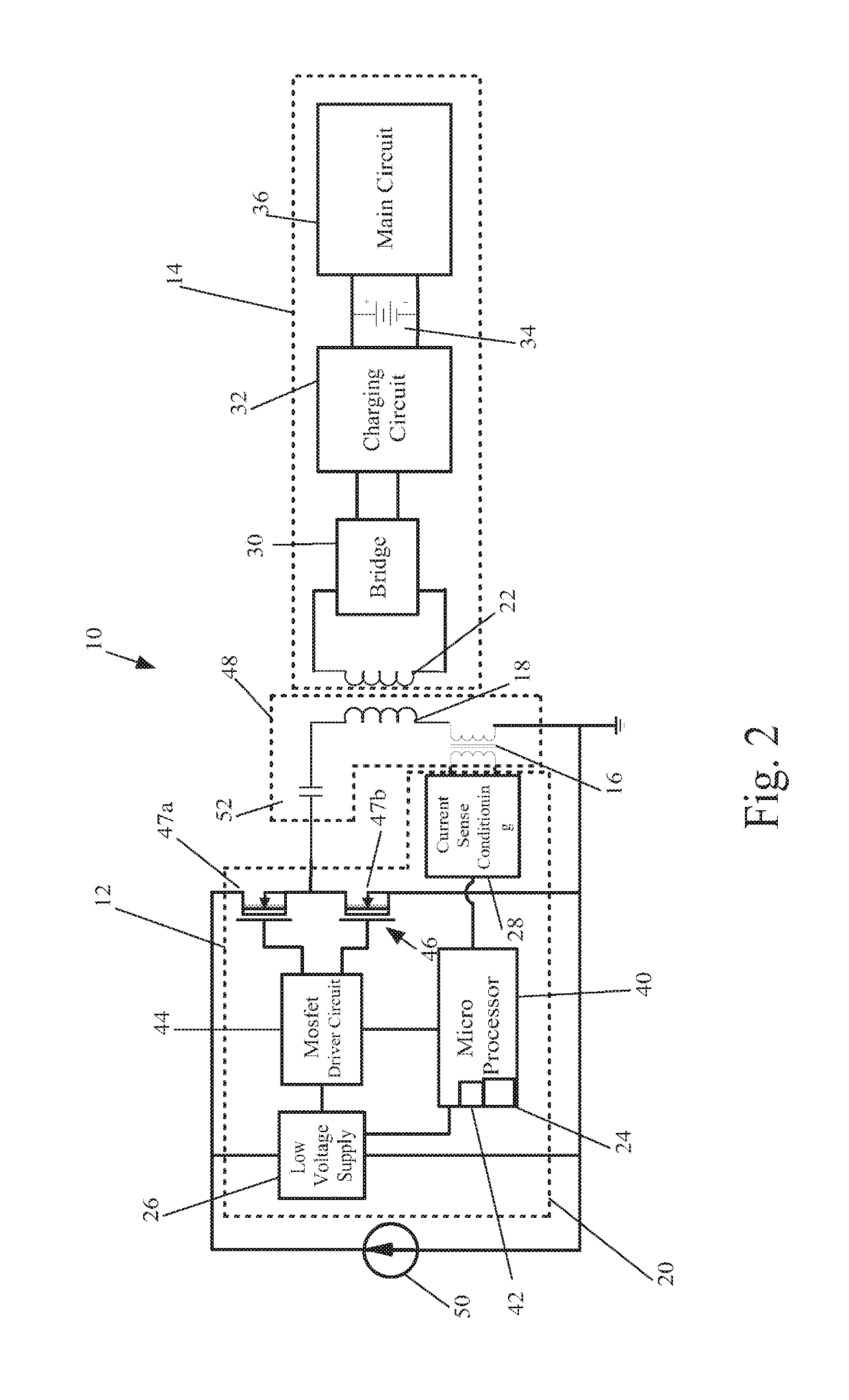 Inductive power supply with device identification