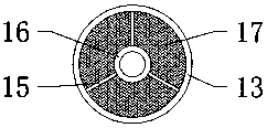 A packaging bag sealing device