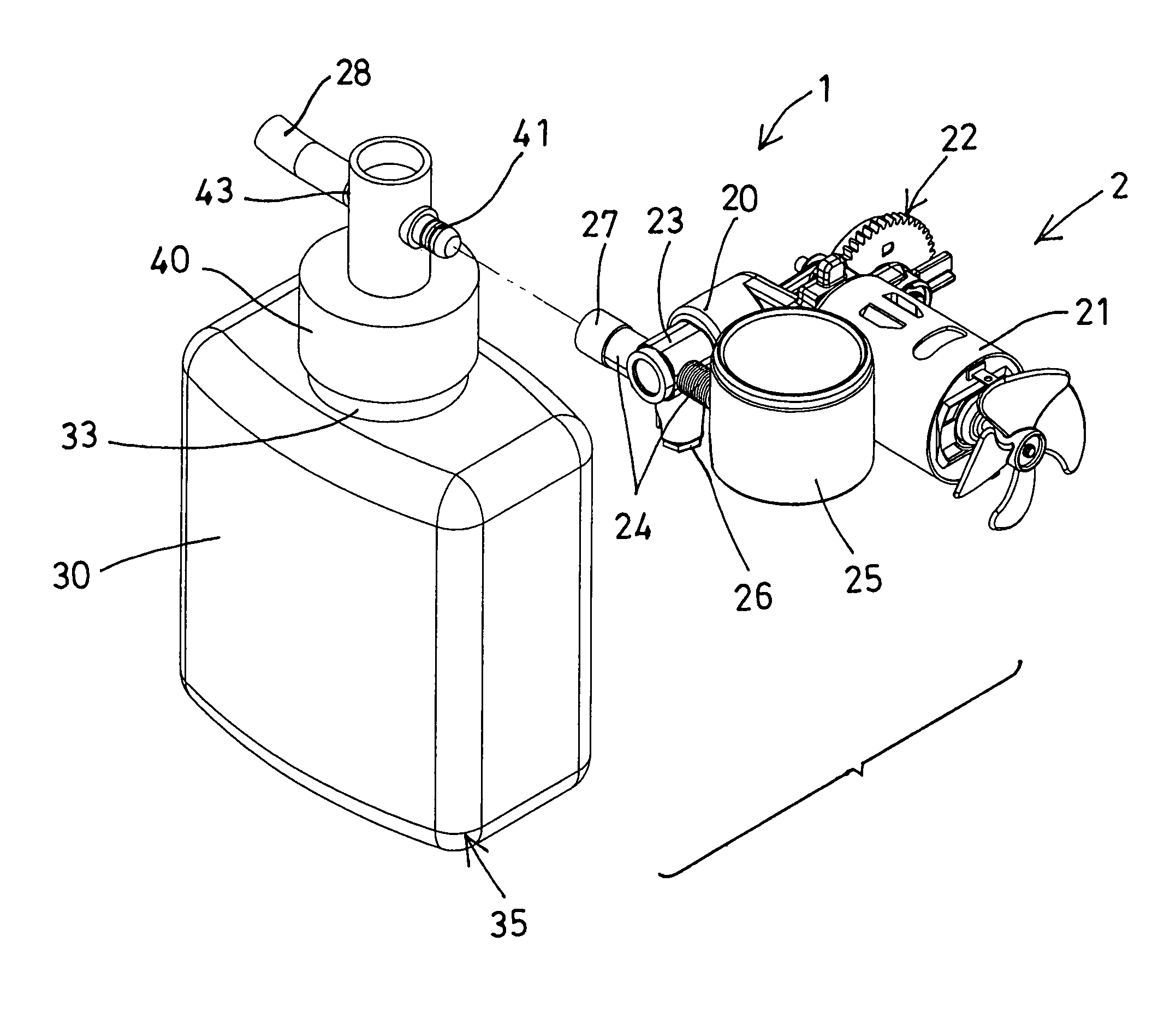 Device for sealing and inflating inflatable object