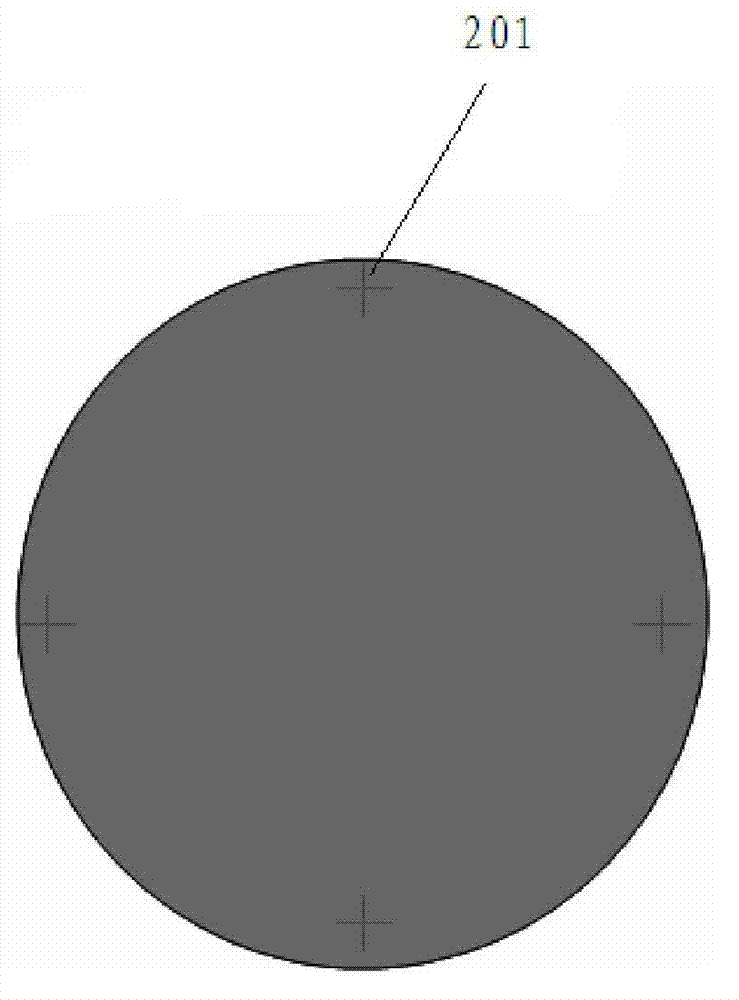 Method for improving clearness of alignment marks