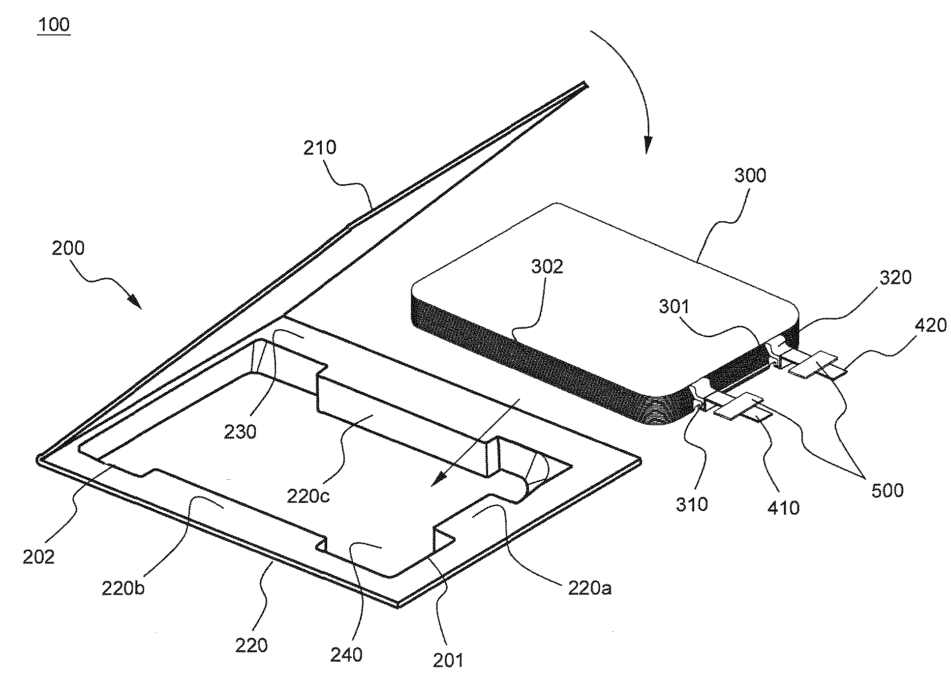 Pouch-typed secondary battery with improved safety and excellent manufacturing process property
