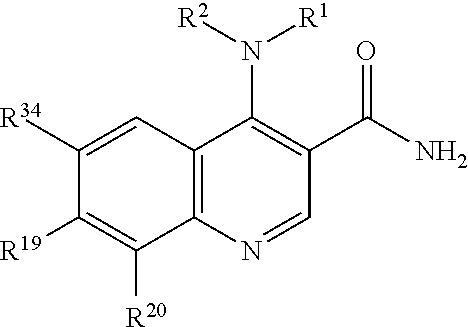 Bi-functional quinoline analogs