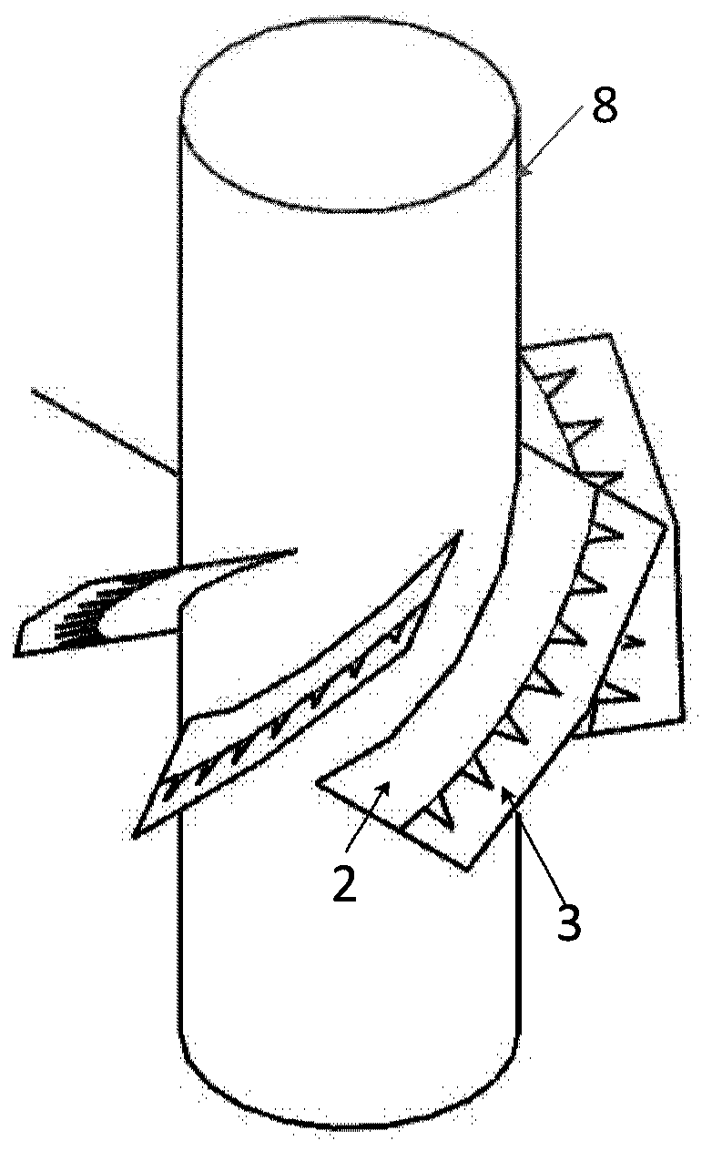 Nozzle, nozzle array and burner with adjustable swirl number and turbulence