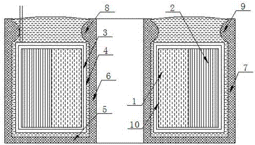 Current transformer with nanocrystalline alloy double magnetic cores