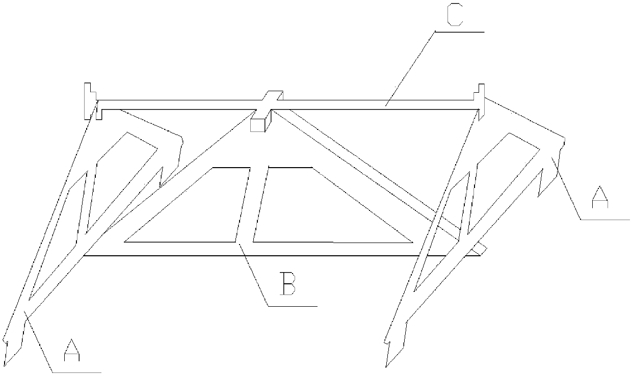 Roof truss of a modular house