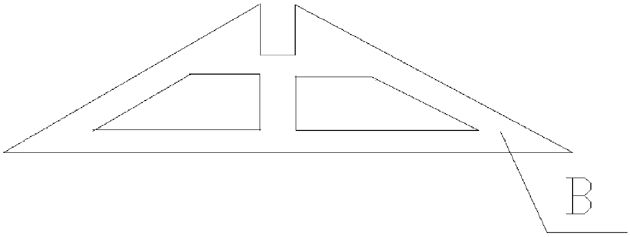 Roof truss of a modular house