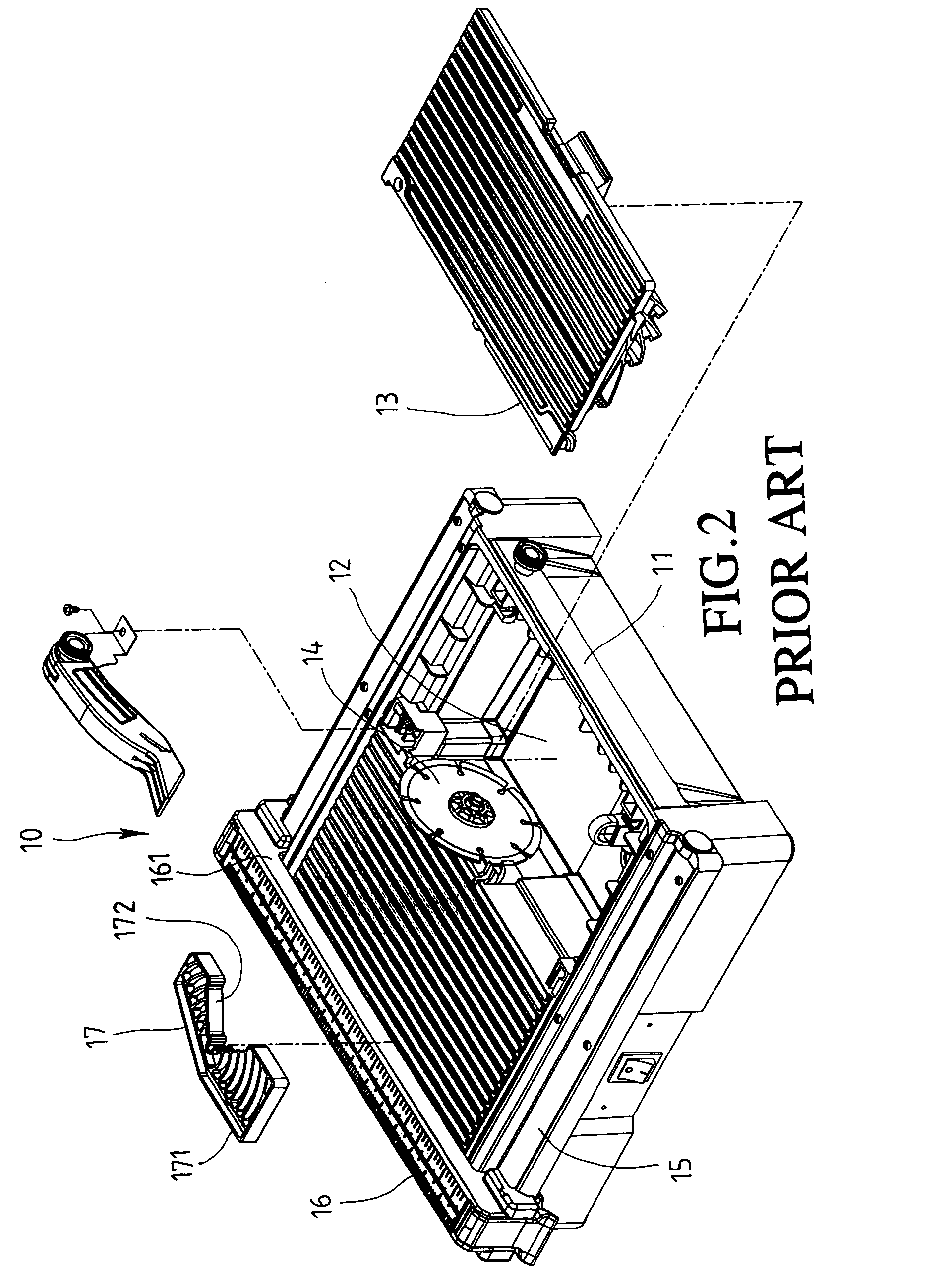 Tile positioning device for a tile cutting machine