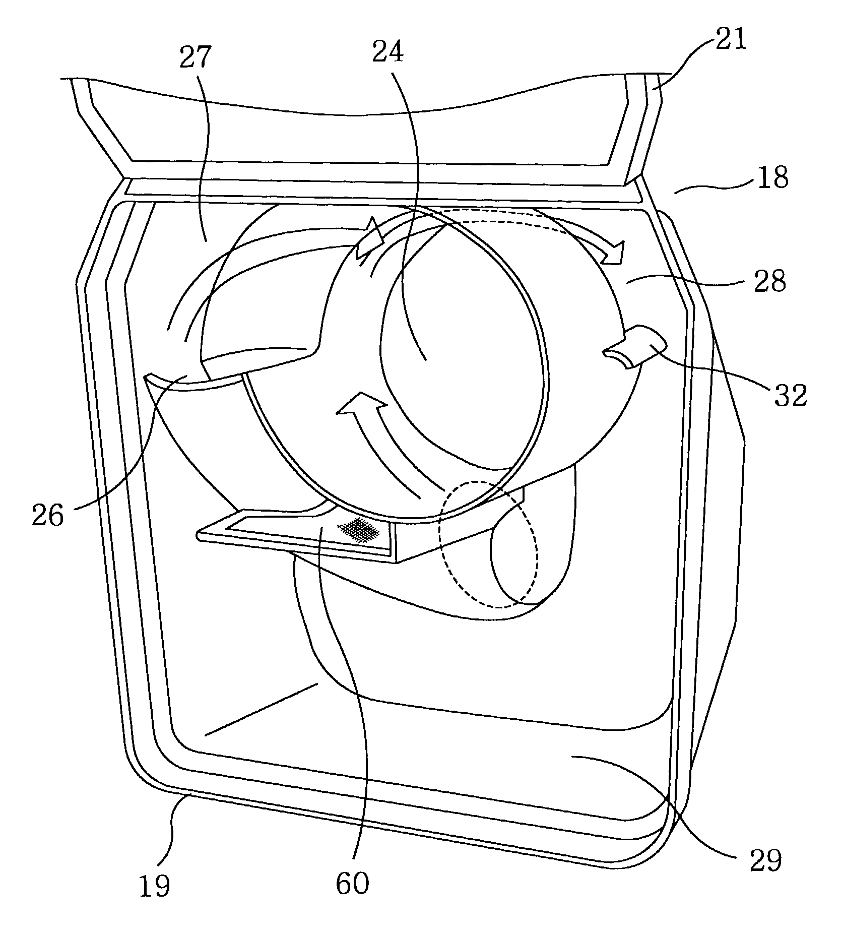 Vacuum cleaner capable of compressing dirt