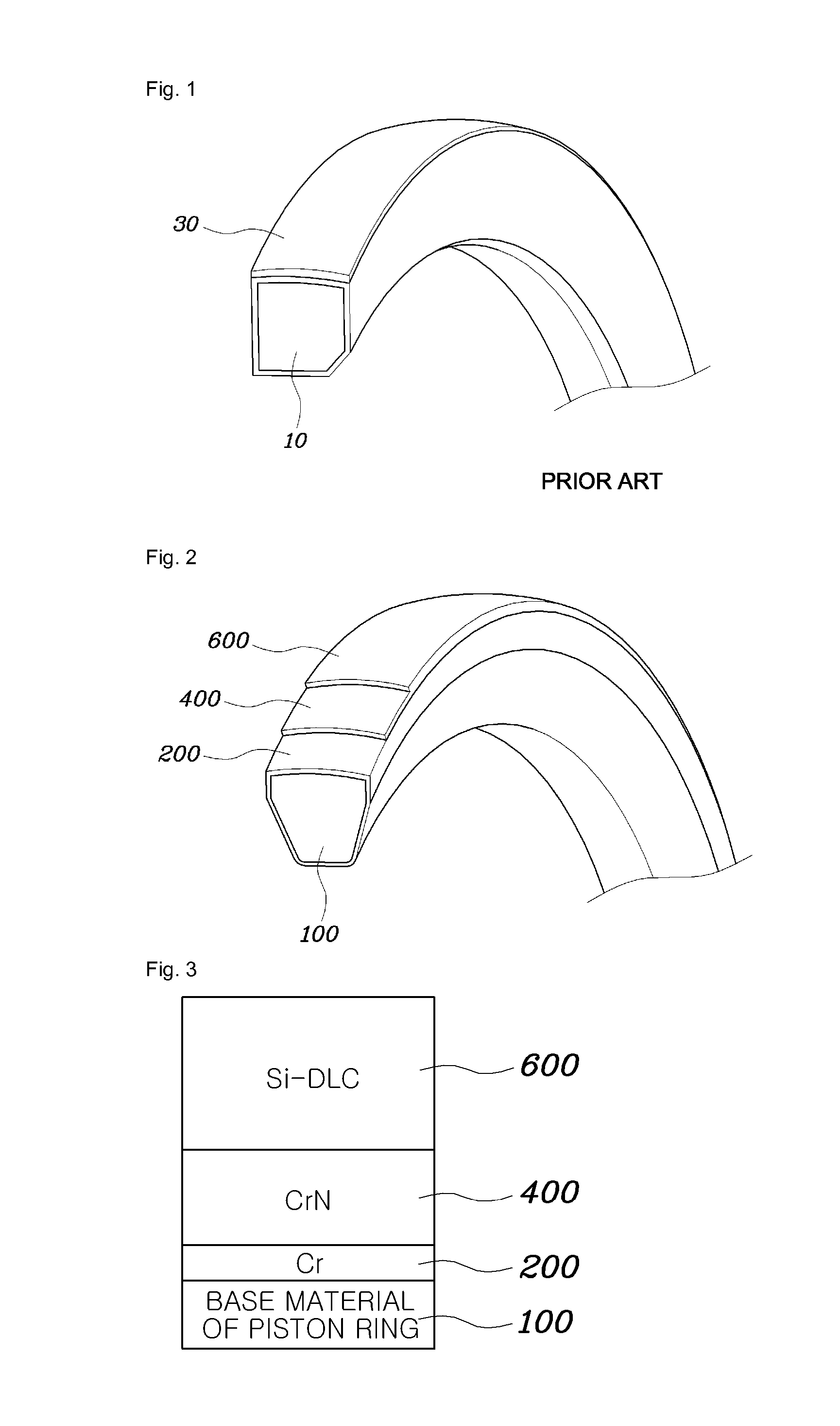 Piston ring for engine and manufacturing method thereof