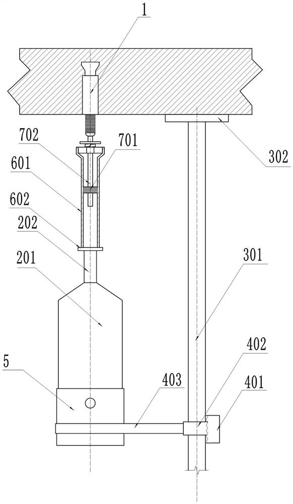 Socket spanner for clamping bolt assembly in high-altitude mechanical automatic operation