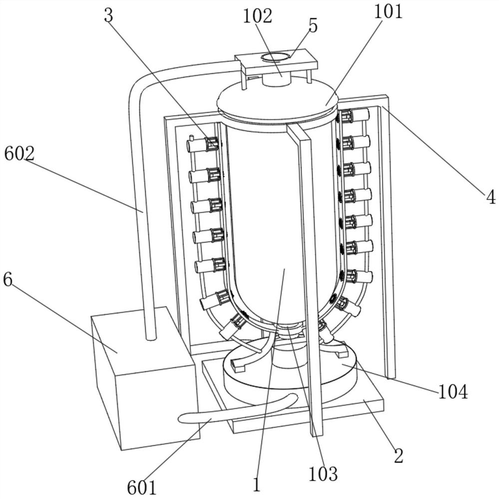 Self-adaptive distribution system of multi-effect water distiller