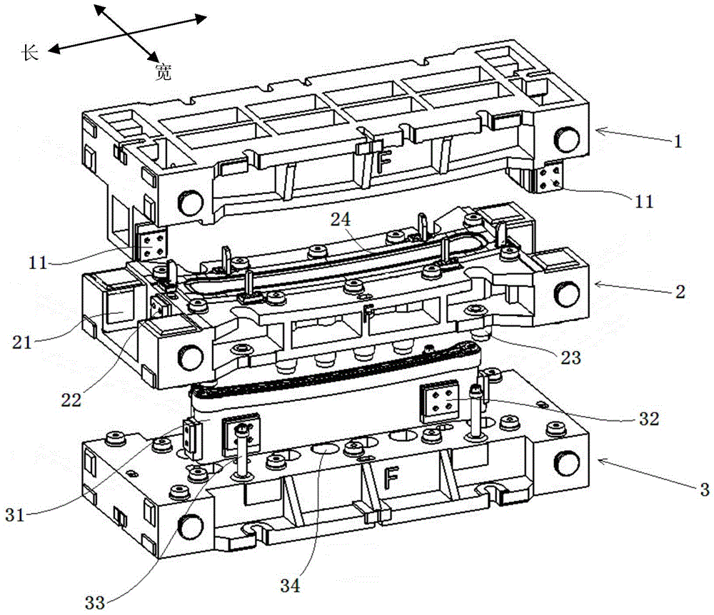 A cold stamping drawing die