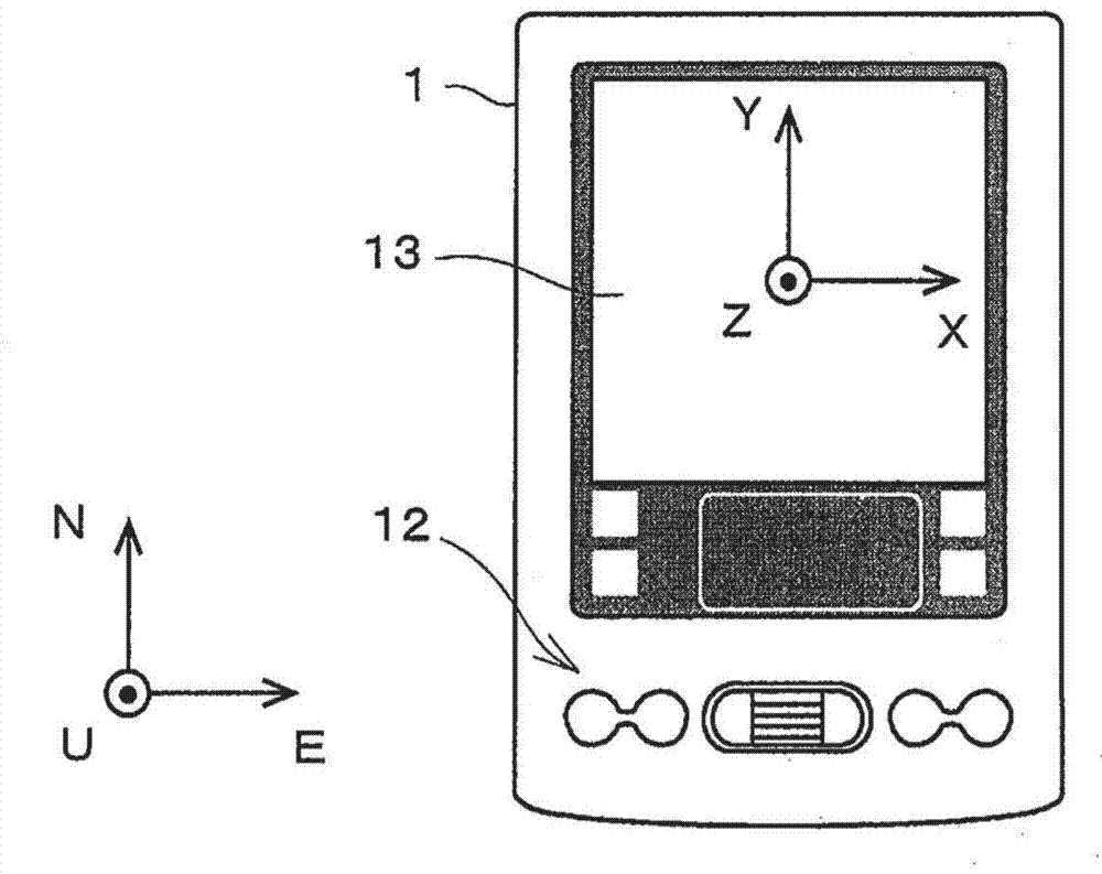 Pedestrian observation system, recording medium, and estimation of direction of travel