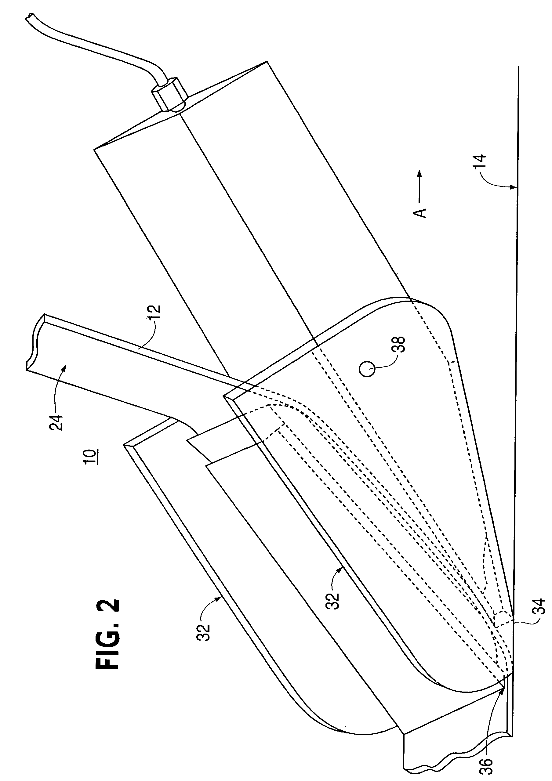 Vacuum assisted ply placement shoe and method