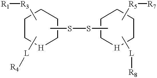 Compound containing a labile disulfide bond