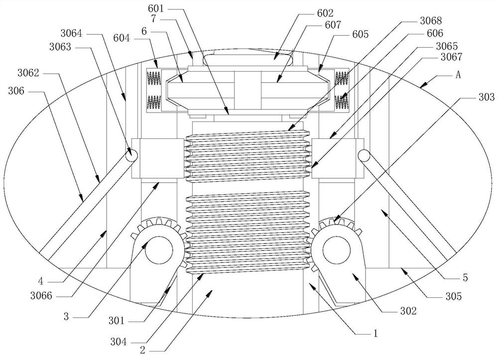 An anchoring device for civil construction capable of enhancing mechanical strength