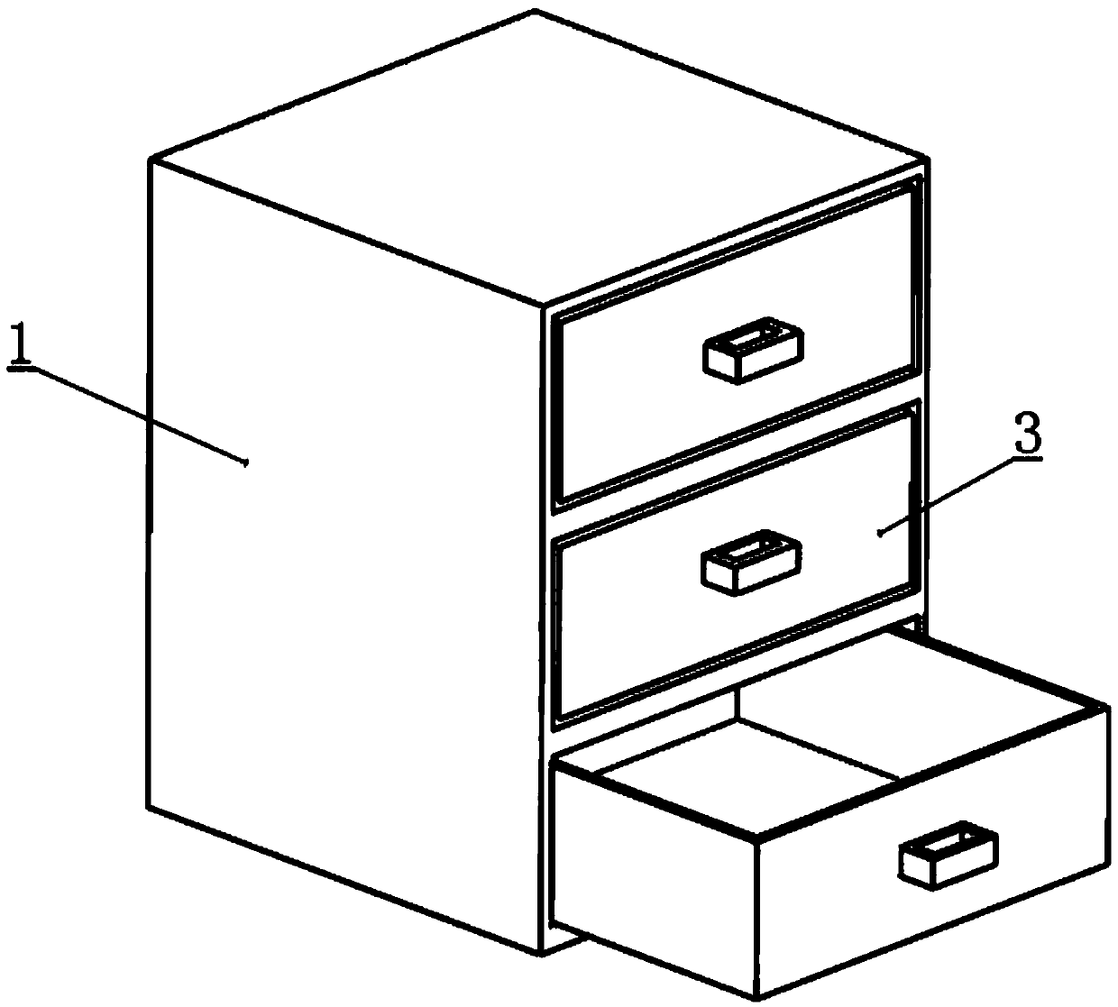 Multifunctional intelligent drawer cabinet