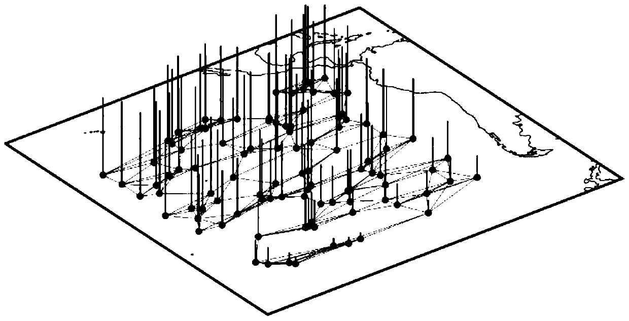 Wireless sensor network data restoration method based on space-time feature fusion