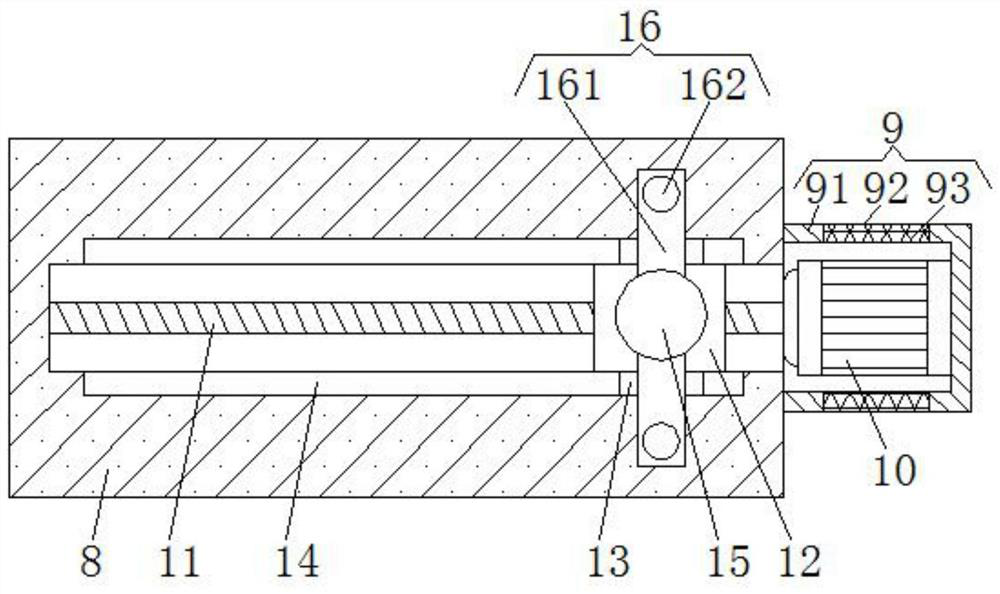 A barbecue paint spraying device with good stabilizing effect