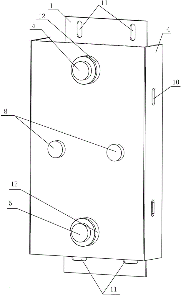Elevator guide rail damping device