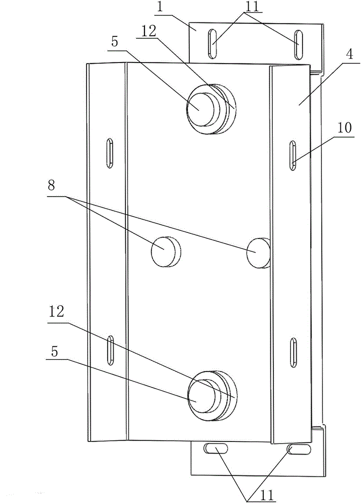 Elevator guide rail damping device