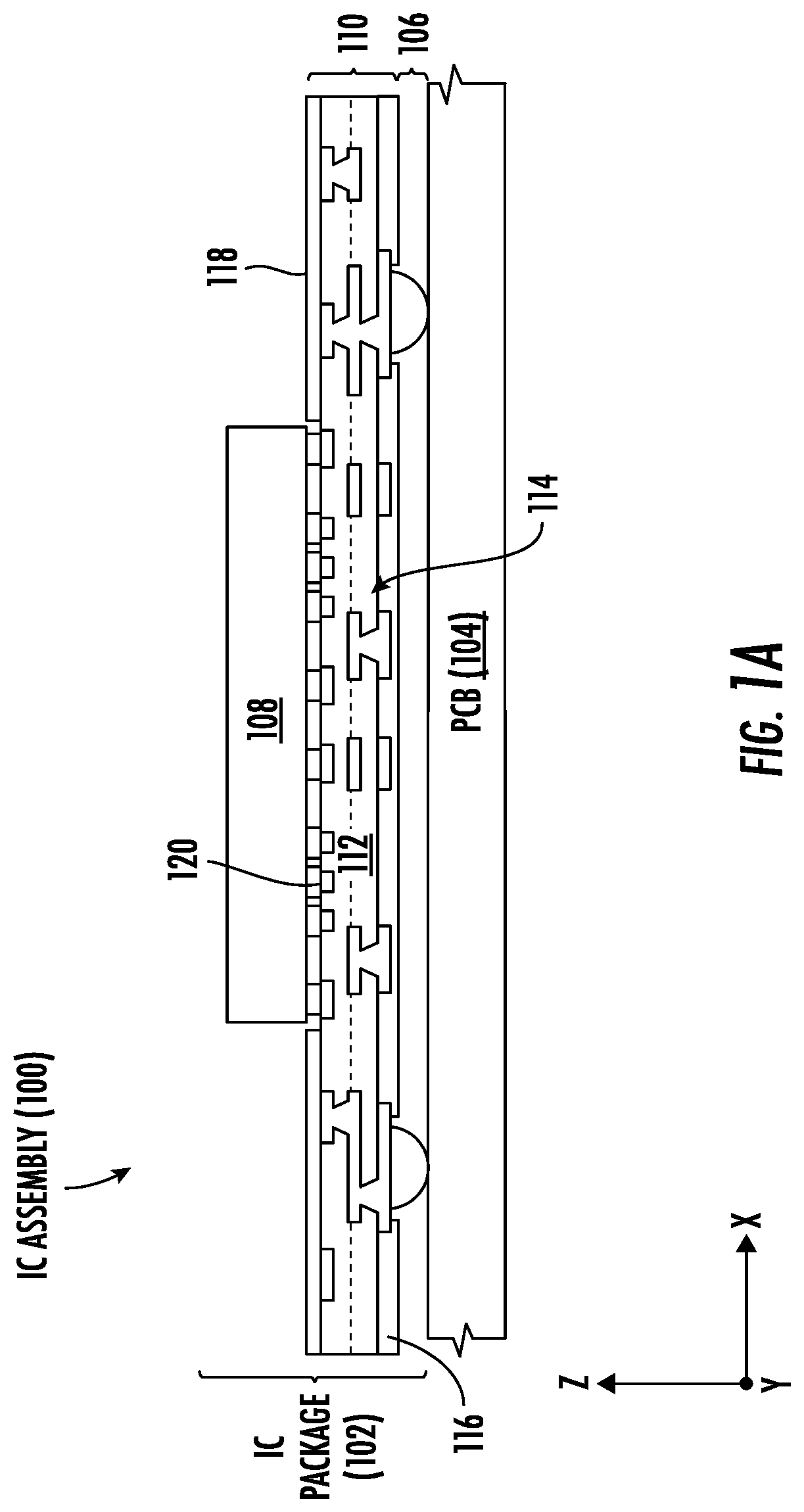 Integrated circuit (IC) package substrate with embedded trace substrate (ETS) layer on a substrate, and related fabrication methods