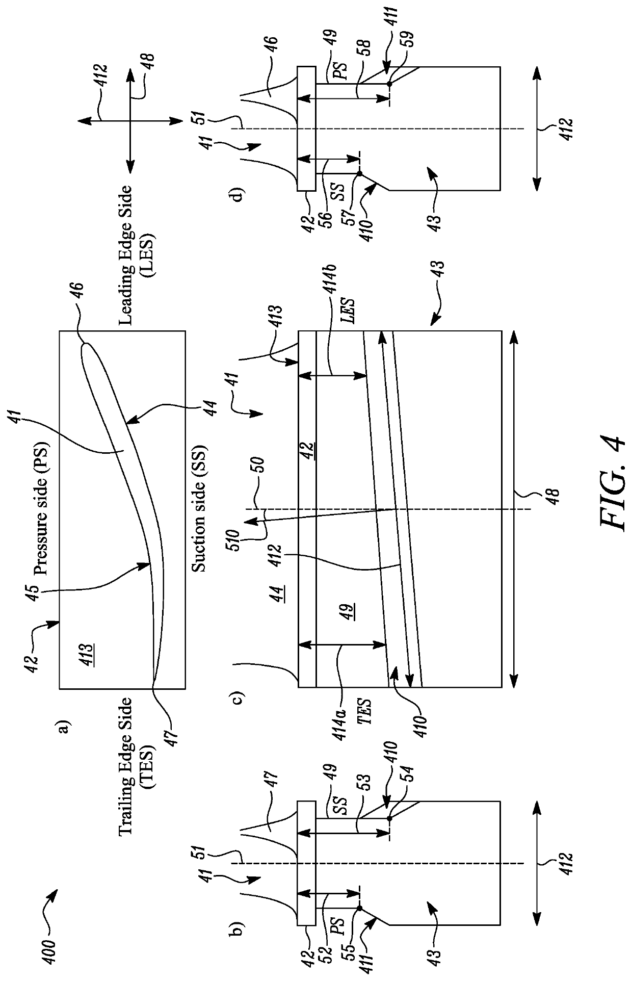 Blade for a gas turbine engine