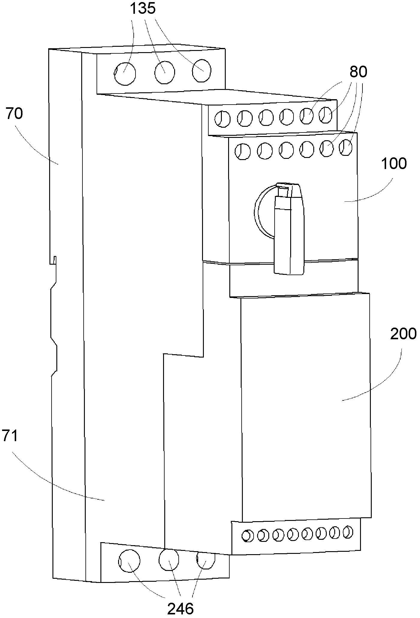Control and protection device of low-voltage apparatus