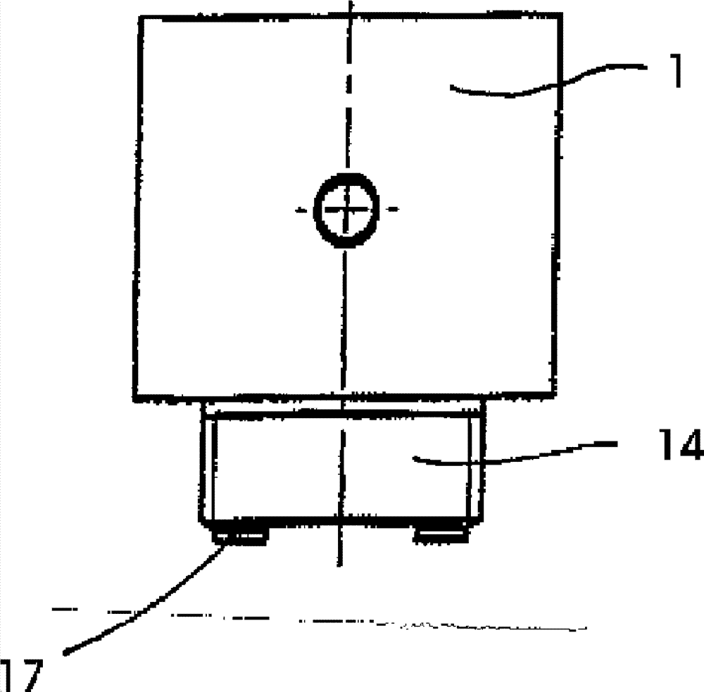 Spray nozzle device, in particular for spraying a cast strand