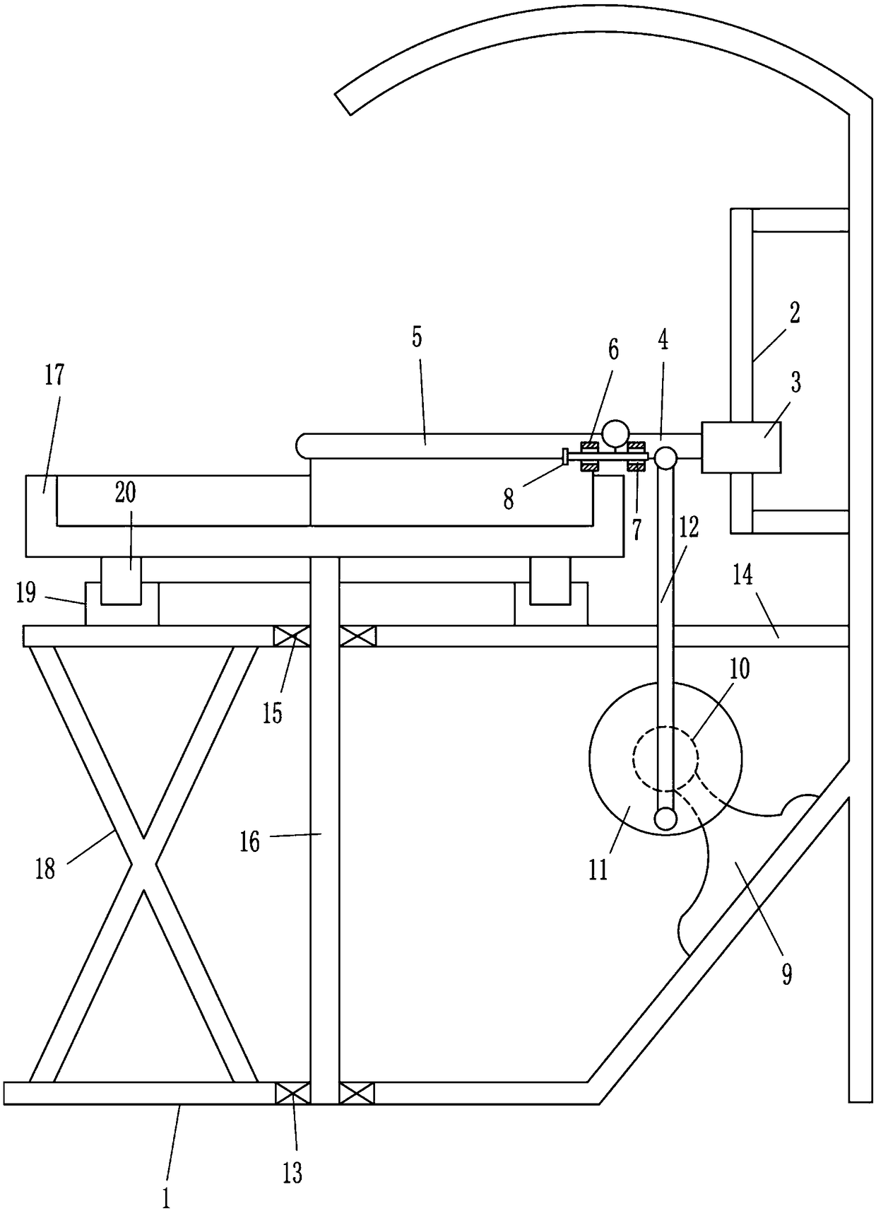 Intelligent household rotary type chilli cutting equipment