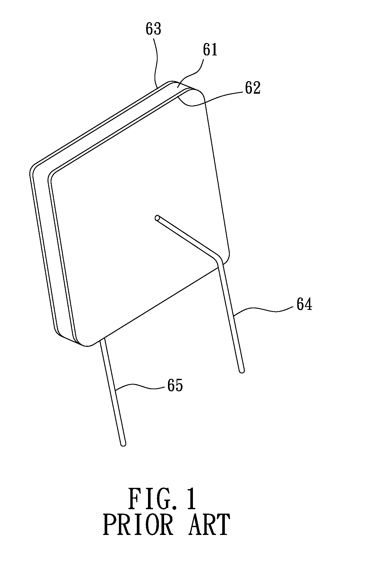 PPTC over-current protection device