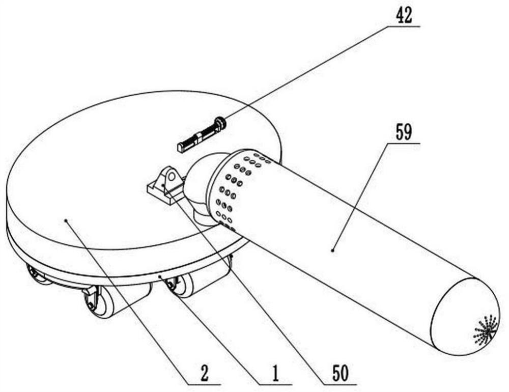 Wound cleaning device for thoracic surgery