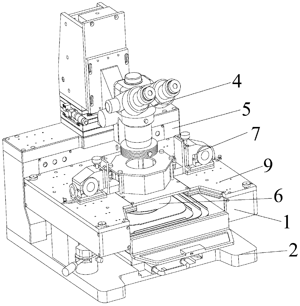 Charge arrangement device applied to probe station