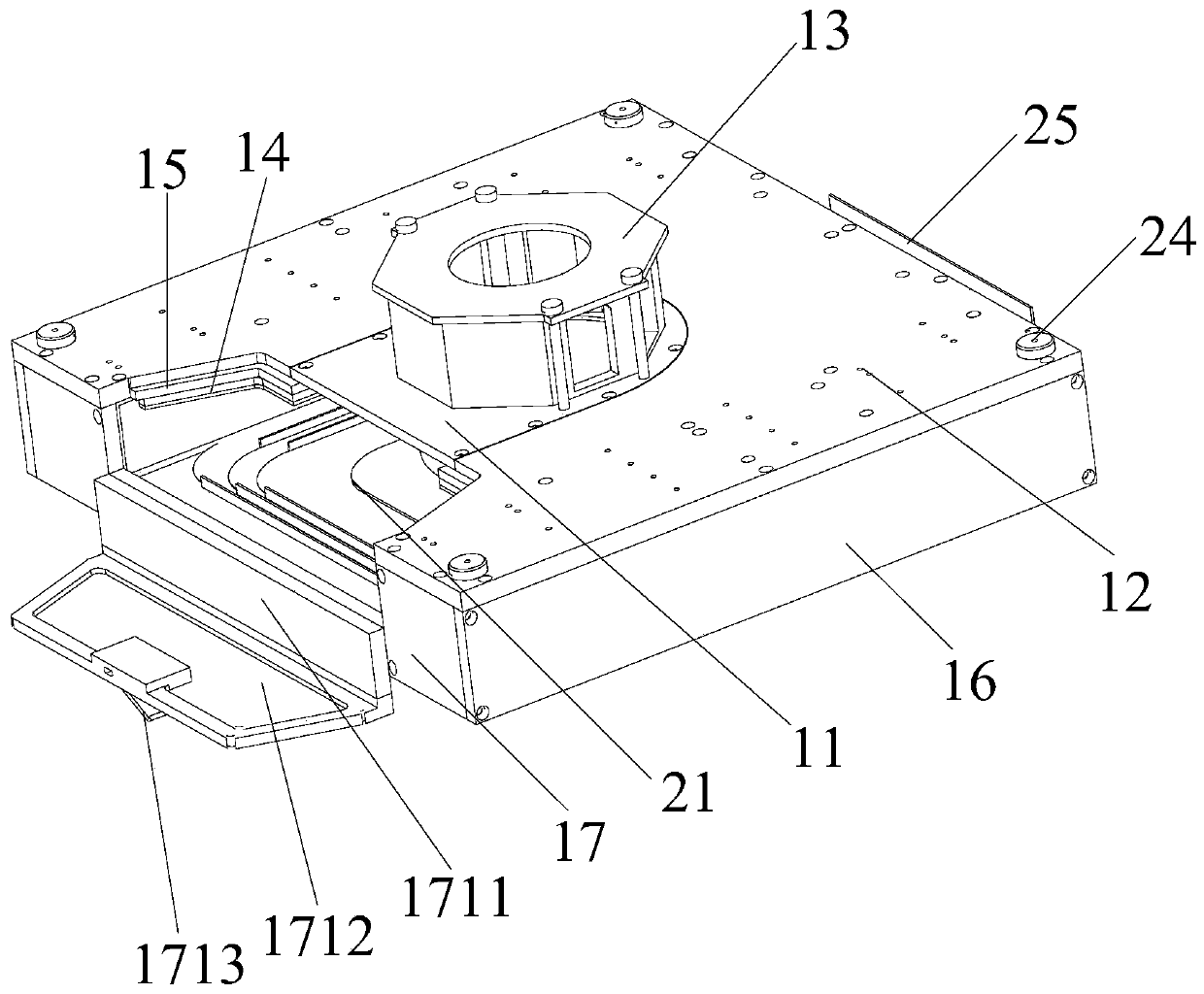 Charge arrangement device applied to probe station