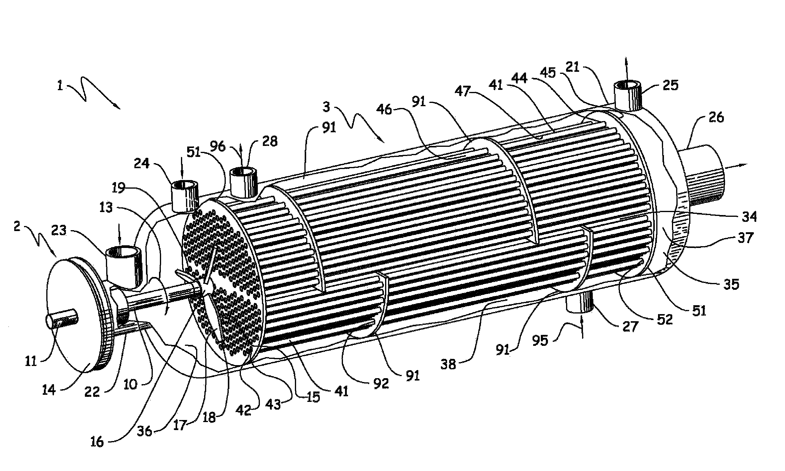 Tube-side sequentially pulsable-flow shell-and-tube heat exchanger appratus, system, and method