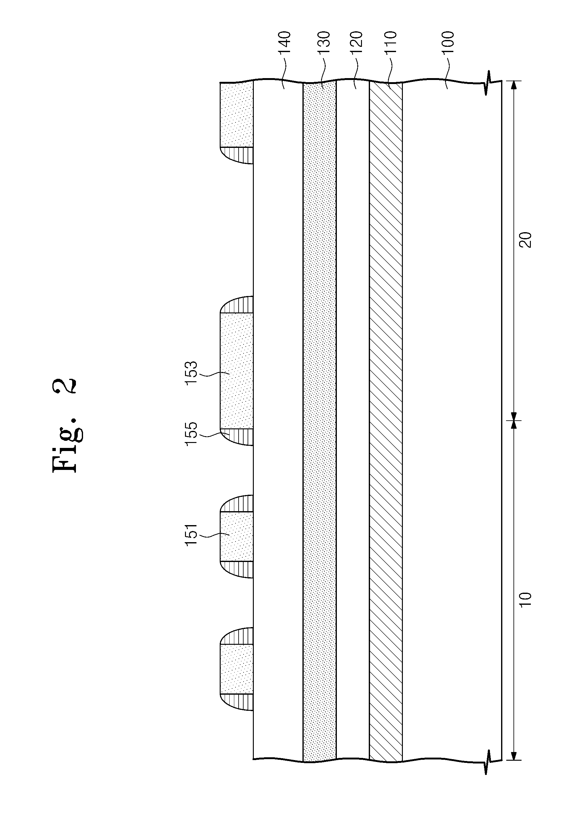 Method for forming fine patterns of a semiconductor device