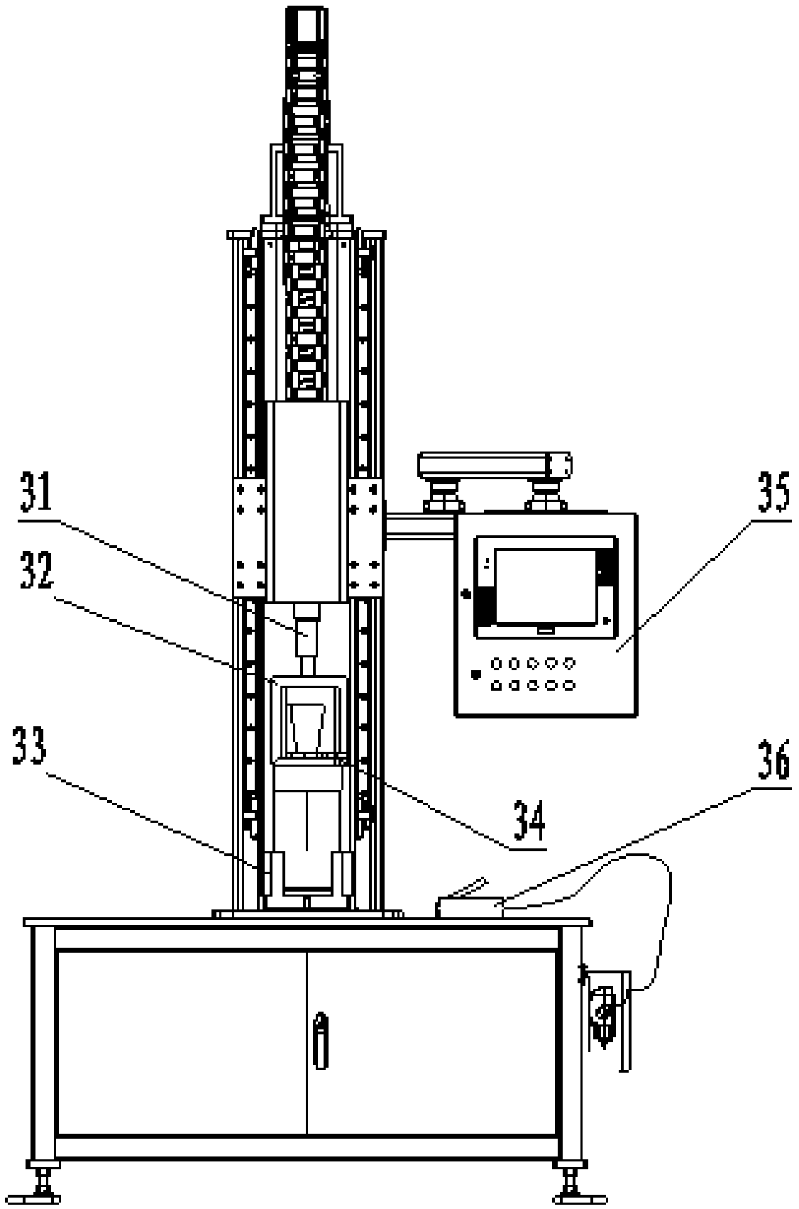 A method and device for automatic loading of small solid rockets based on compression amount control