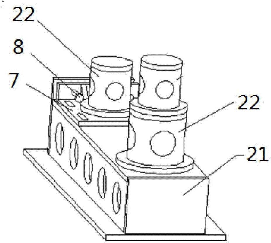 System and method for calibrating impact on feet of dummy for automobile collision