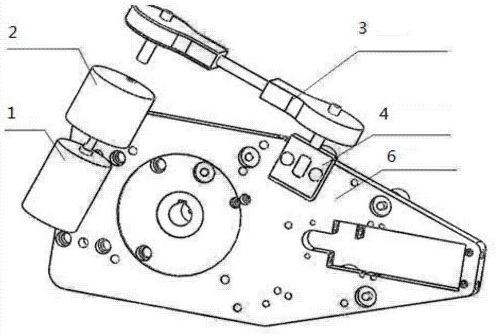 Automatic deviation rectifying mechanism for abrasive belt of polishing machine