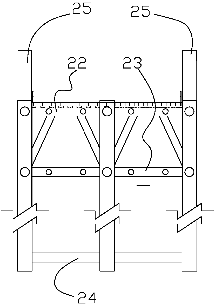 Construction method of auxiliary platform